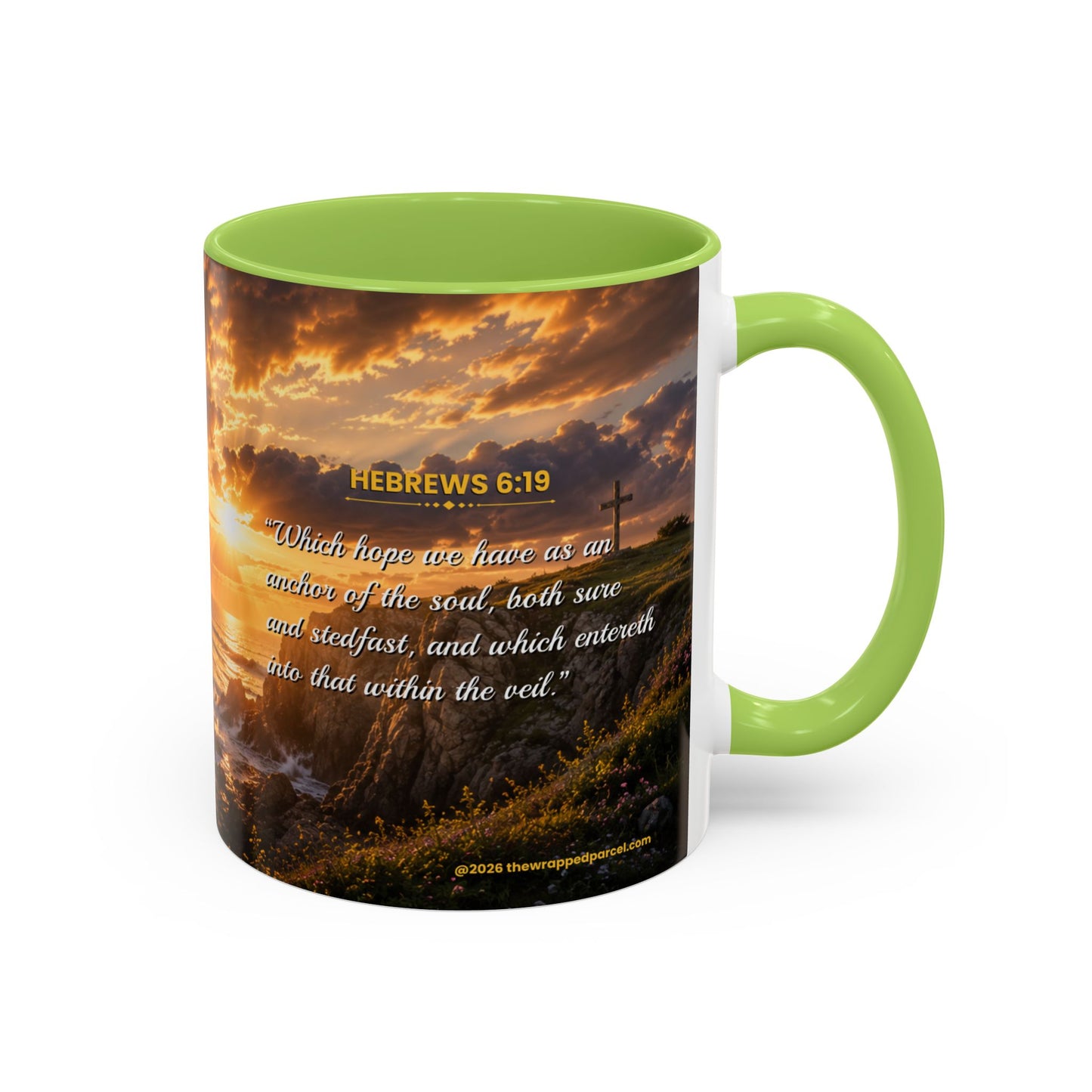 HOPE Scripture Coffee Mug - Accent Coffee Mug (11, 15oz)