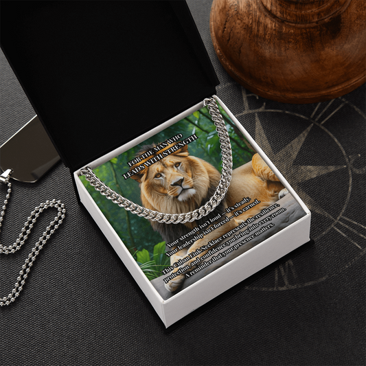 Cuban Link Chain | For the Man Who Leads with Strength