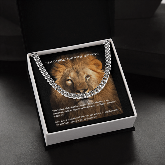 Cuban Link Chain | Stand Firm