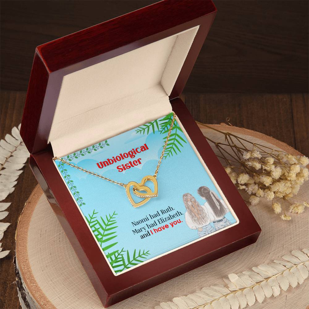 Interlocking Hearts Necklace - Best Friends
