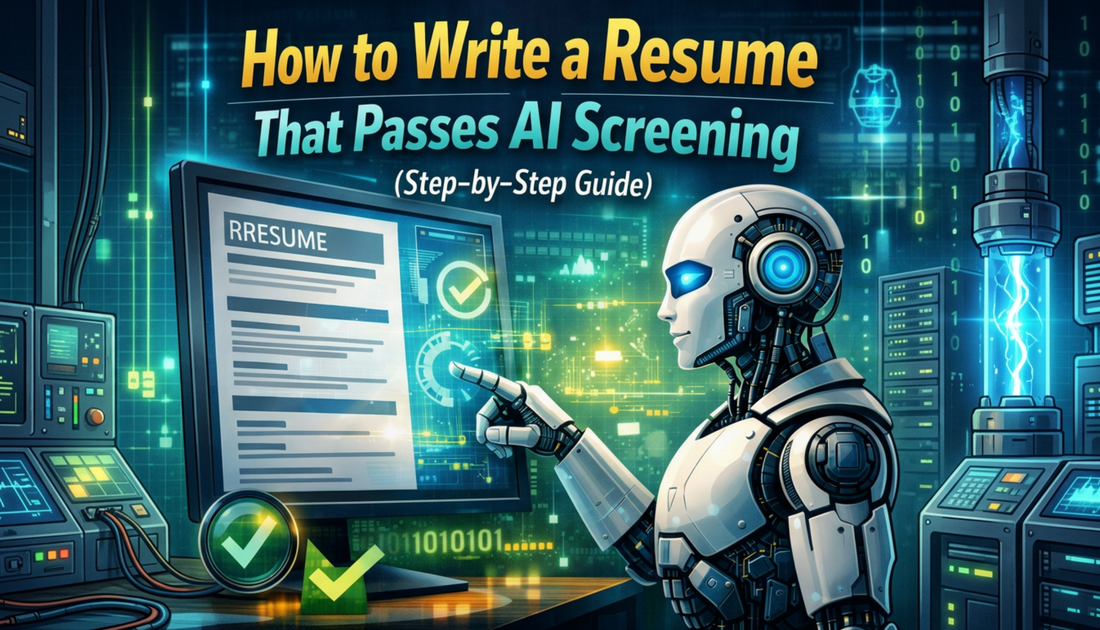 How to Write a Resume That Passes AI Screening (Step-by-Step Guide)