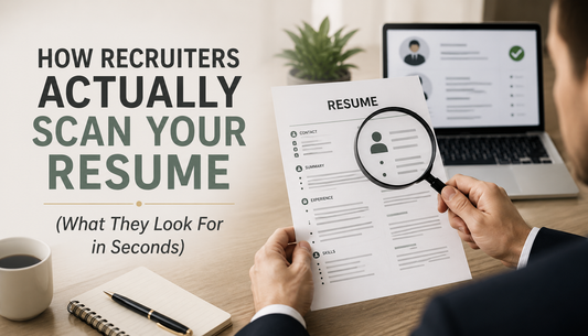 How Recruiters Actually Scan Your Resume (What They Look For in Seconds)