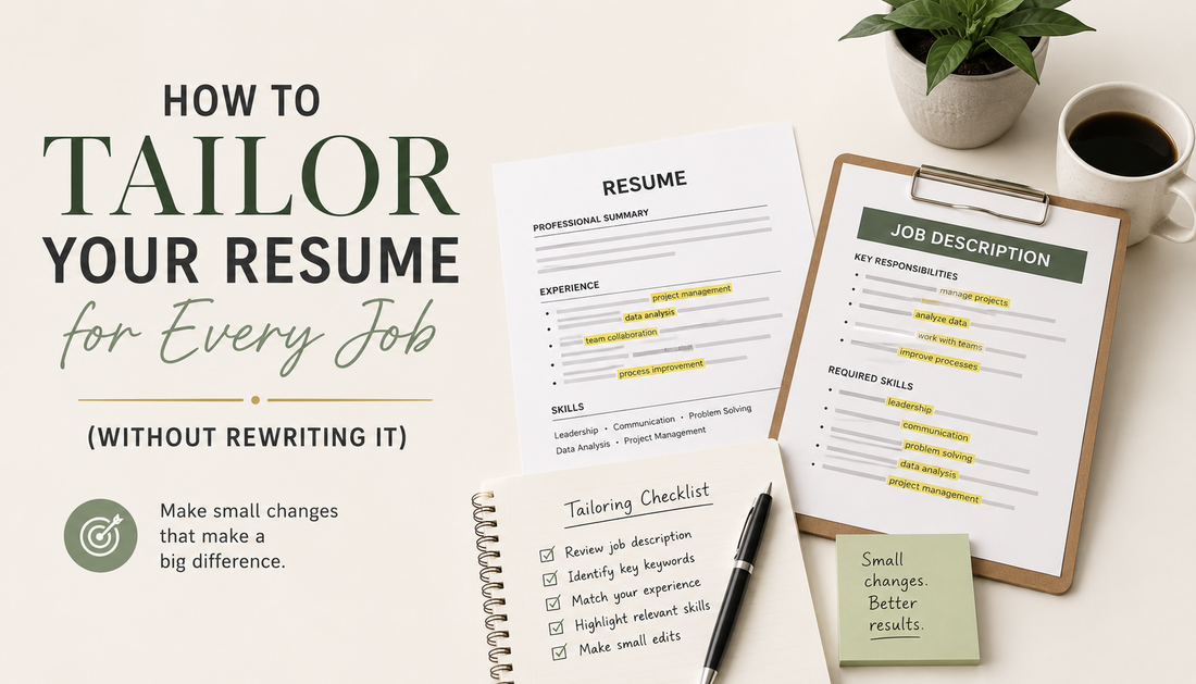 How to Tailor Your Resume for Every Job (Without Rewriting It)