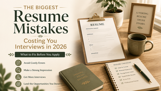 The Biggest Resume Mistakes That Are Costing You Interviews in 2026
