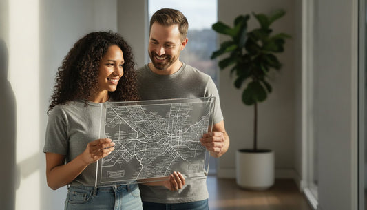 Custom City Map Acrylic Print: A Heartfelt Way to Map Your Memories