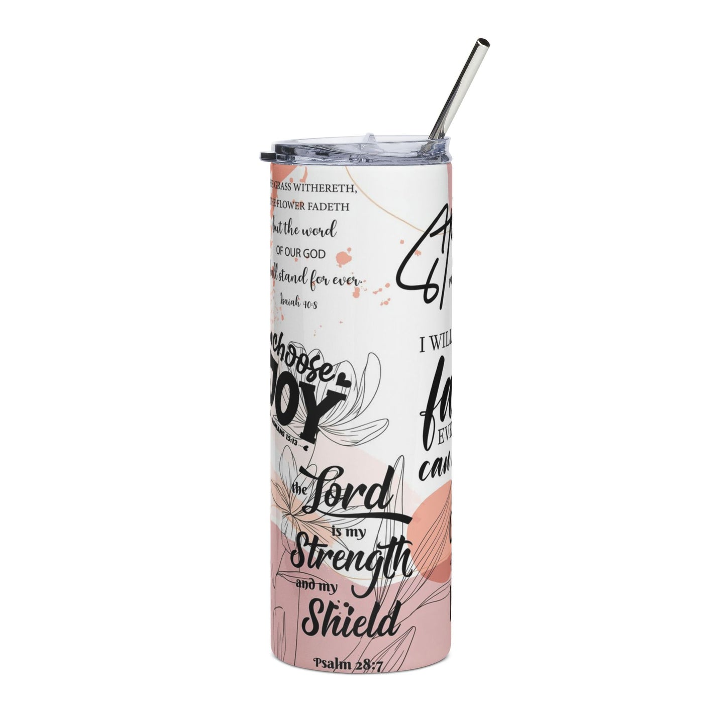 I Will Walk By Faith — 20oz Stainless Tumbler
