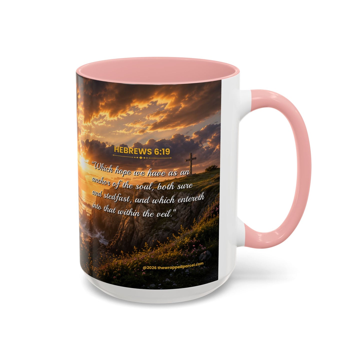 HOPE Scripture Coffee Mug - Accent Coffee Mug (11, 15oz)