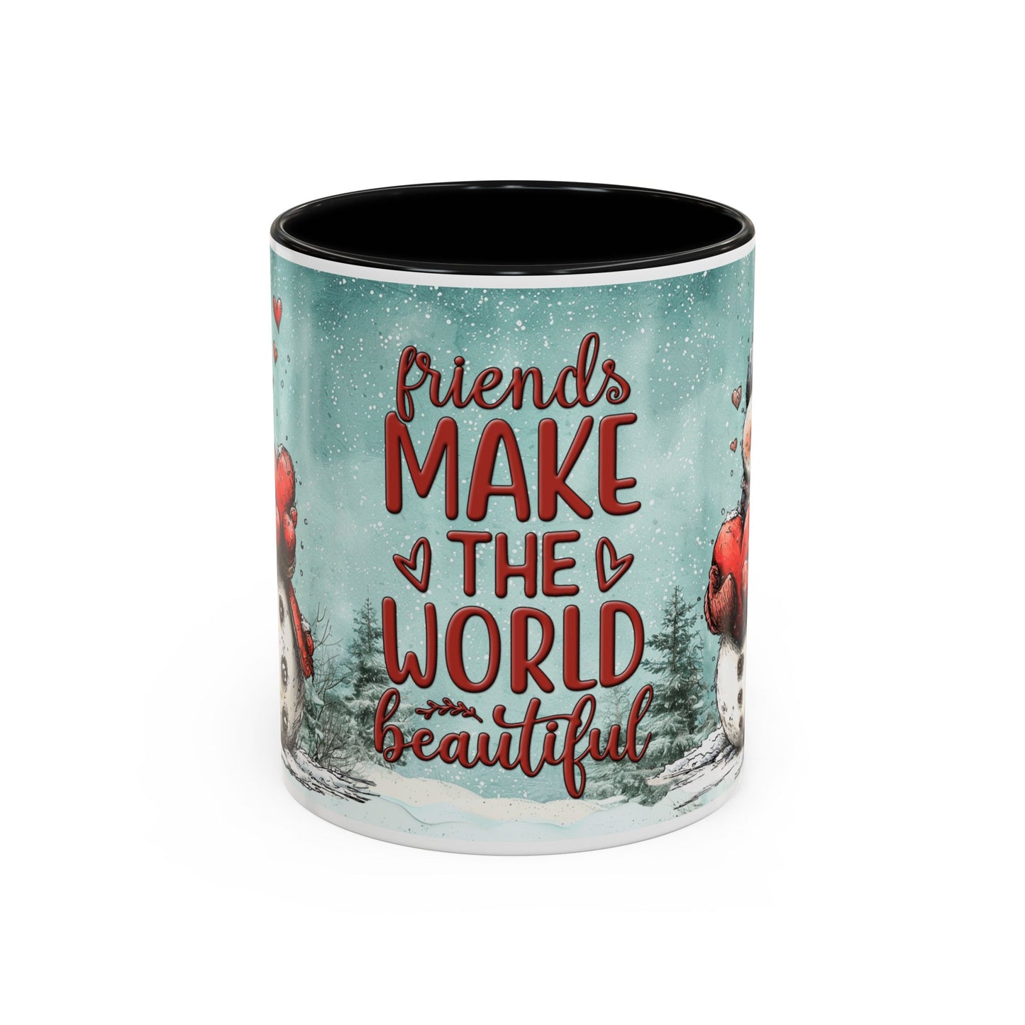 Winter Friends Coffee Mug — Accent Mug | 11 oz & 15 oz