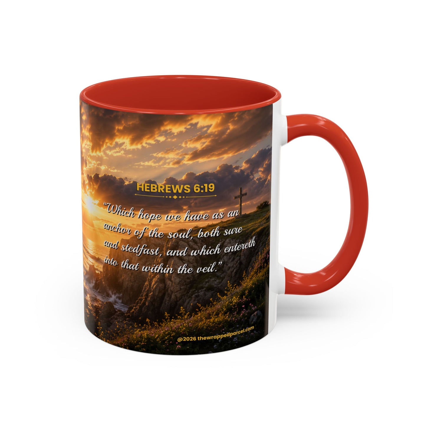 HOPE Scripture Coffee Mug - Accent Coffee Mug (11, 15oz)