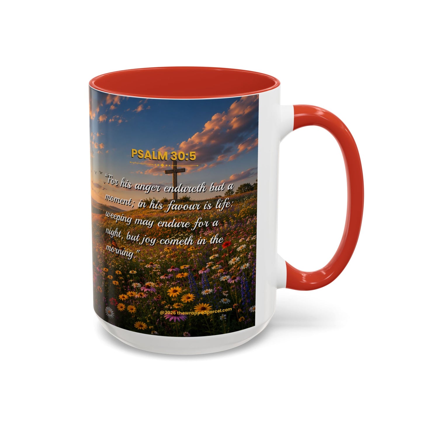 JOY Scripture Mug - Accent Coffee Mug (11, 15oz)