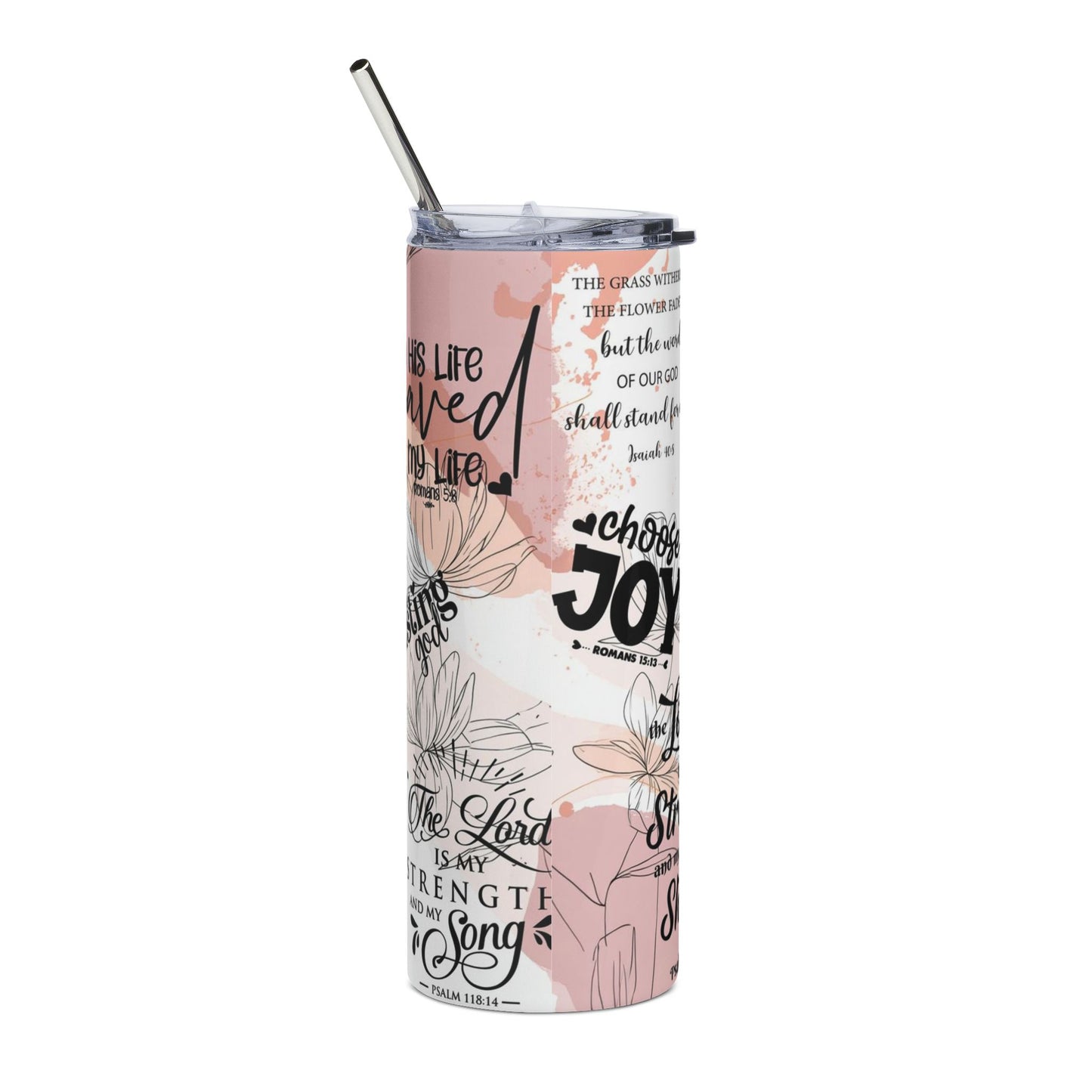 I Will Walk By Faith — 20oz Stainless Tumbler