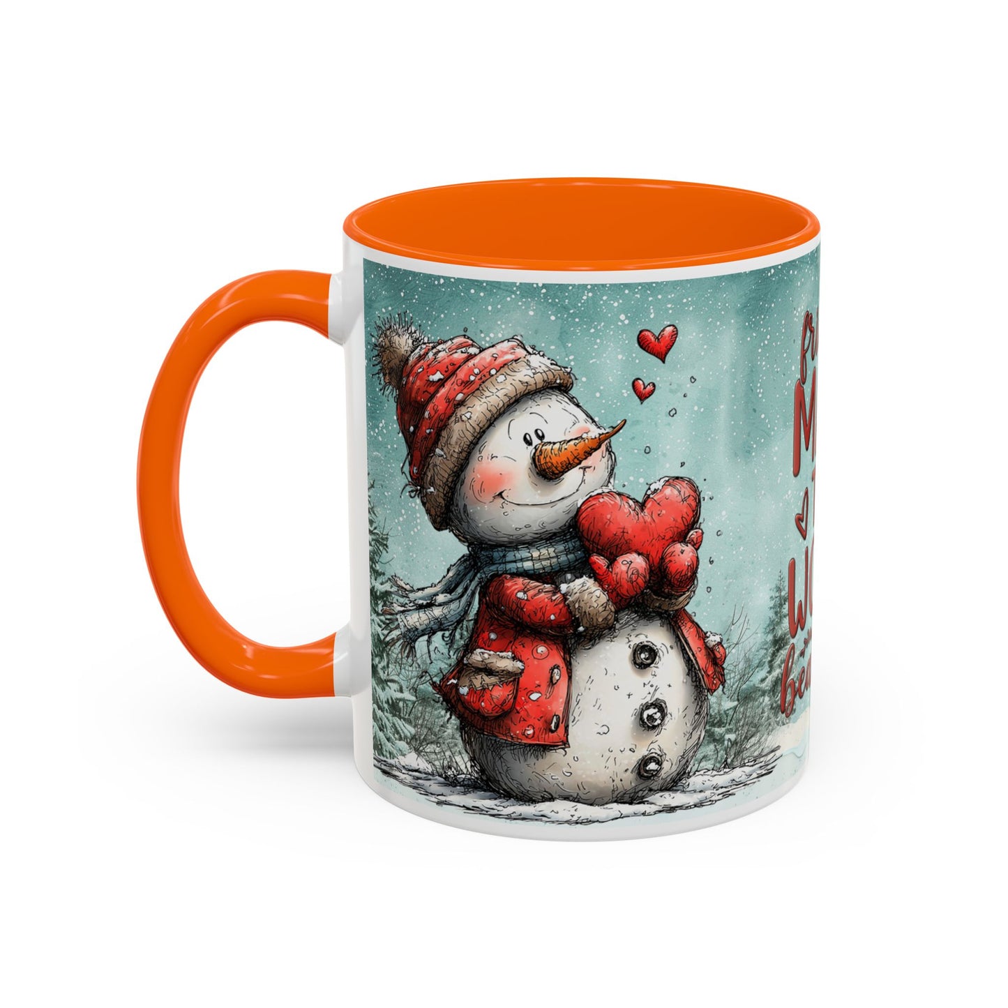 Winter Friends Coffee Mug — Accent Mug | 11 oz & 15 oz