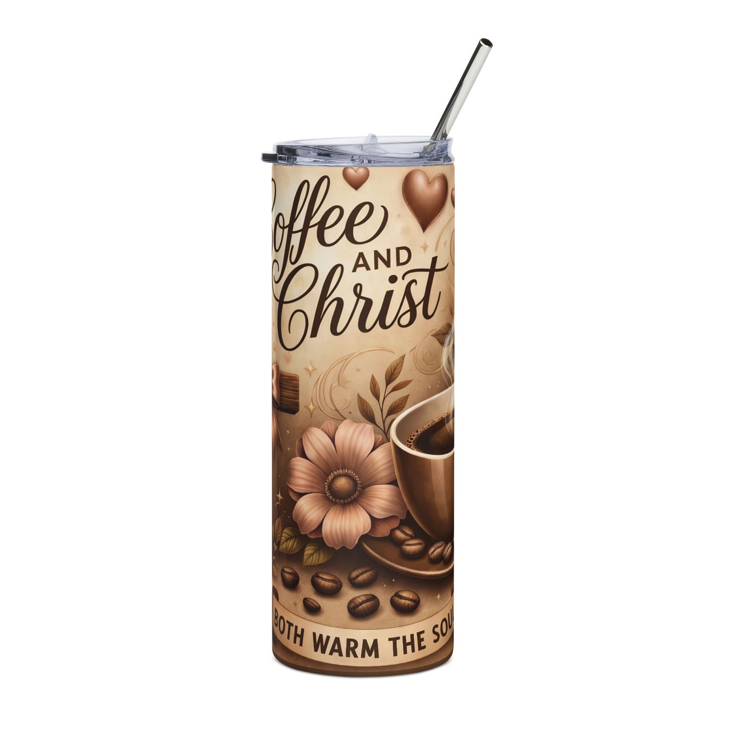 Coffee and Christ — 20oz Stainless Tumbler