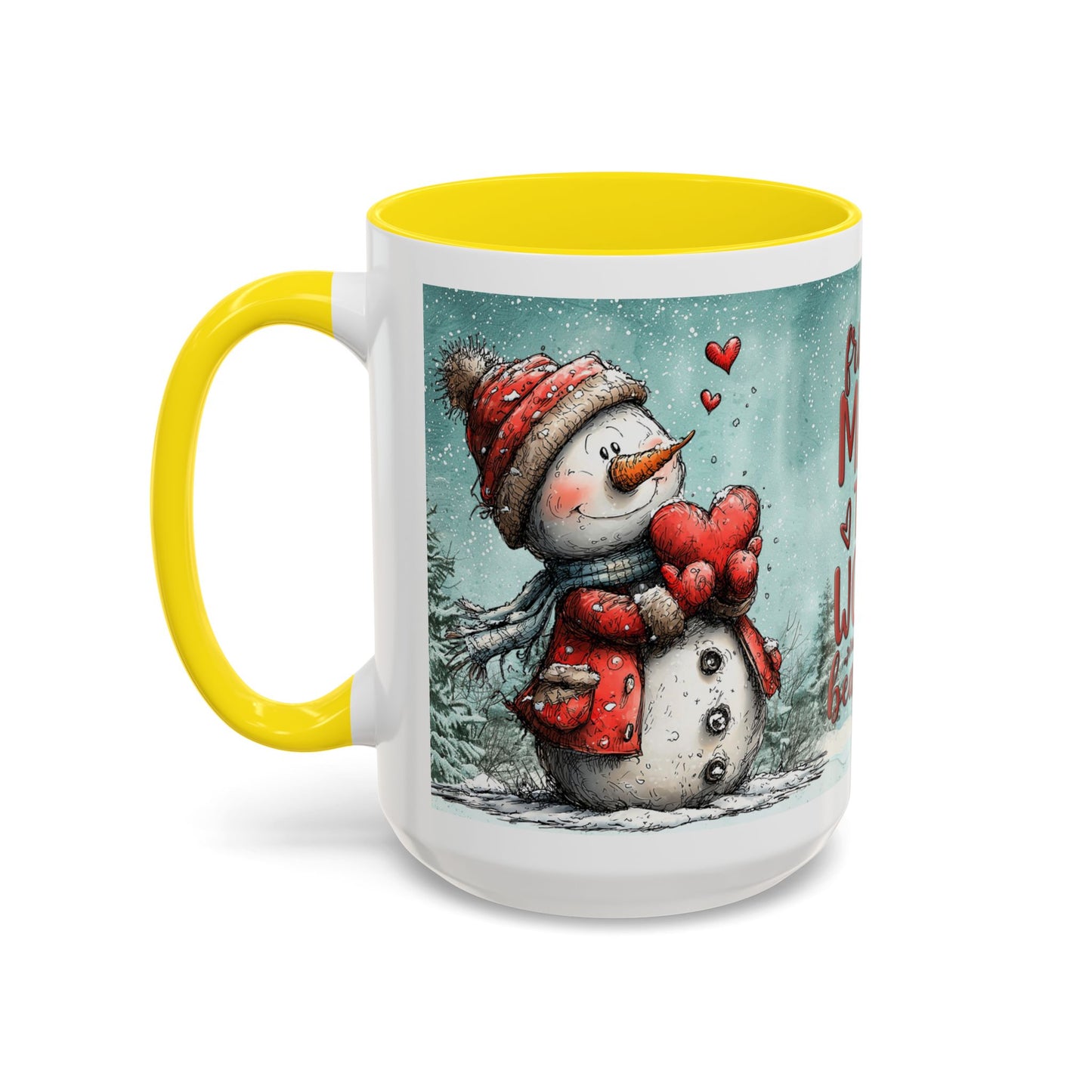 Winter Friends Coffee Mug — Accent Mug | 11 oz & 15 oz