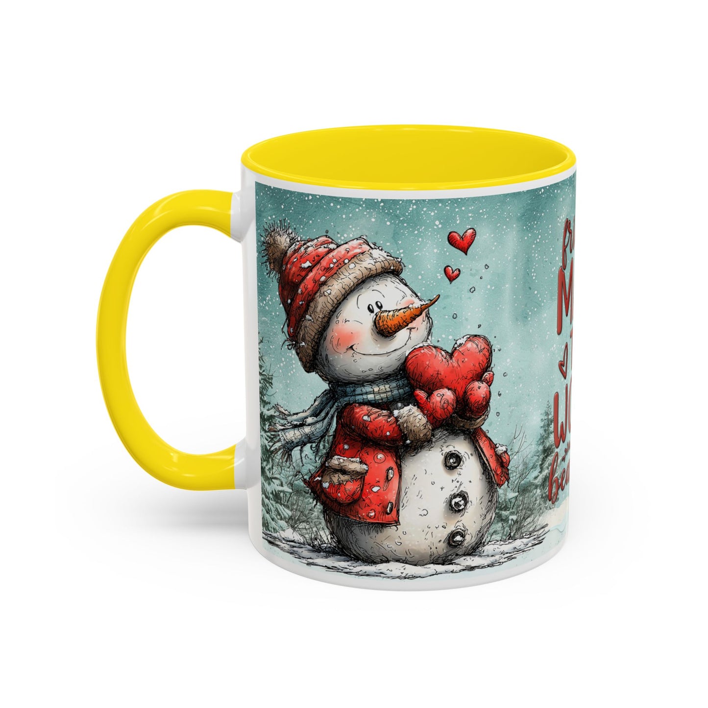 Winter Friends Coffee Mug — Accent Mug | 11 oz & 15 oz
