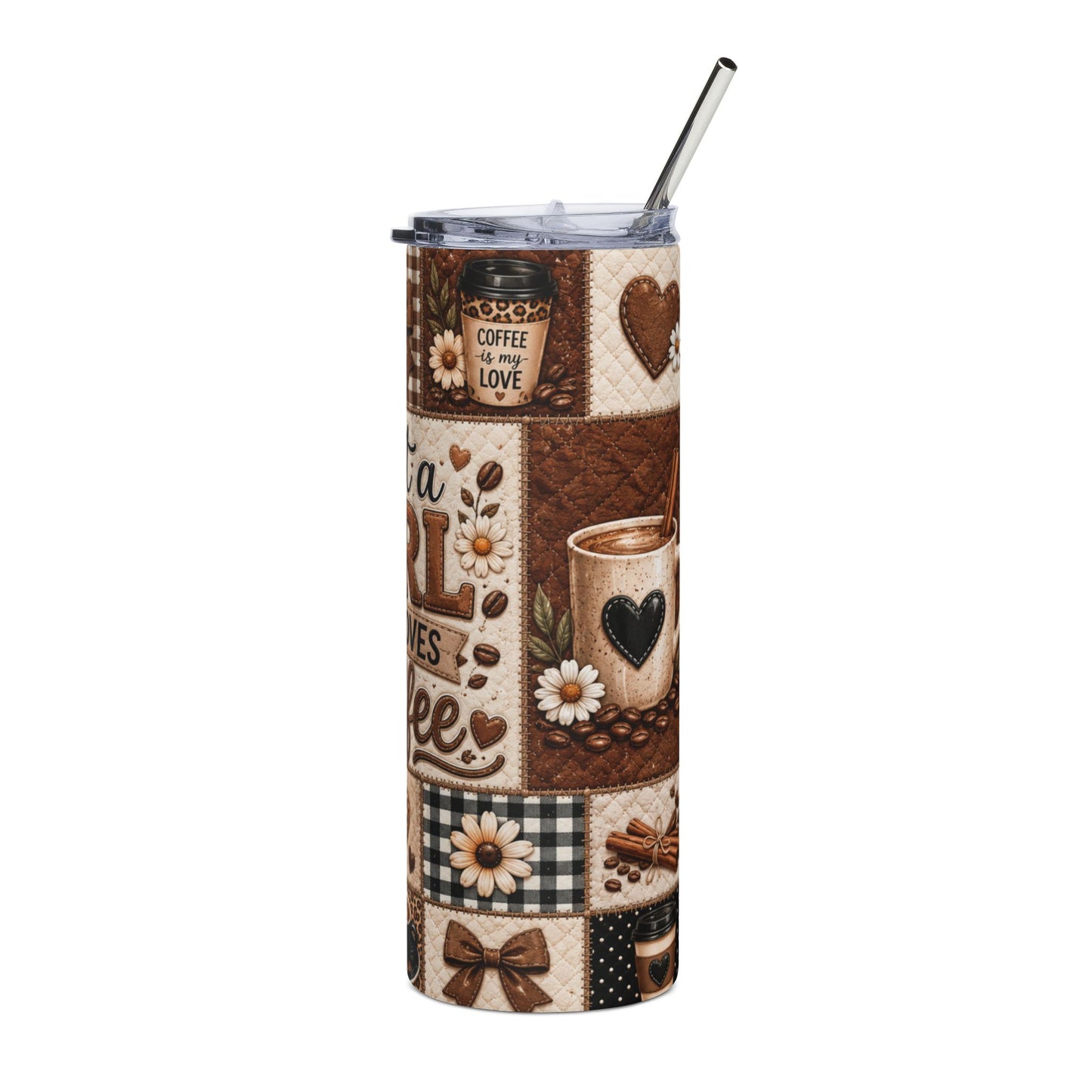 Just A Girl Who Loves Coffee — 20oz Stainless Tumbler