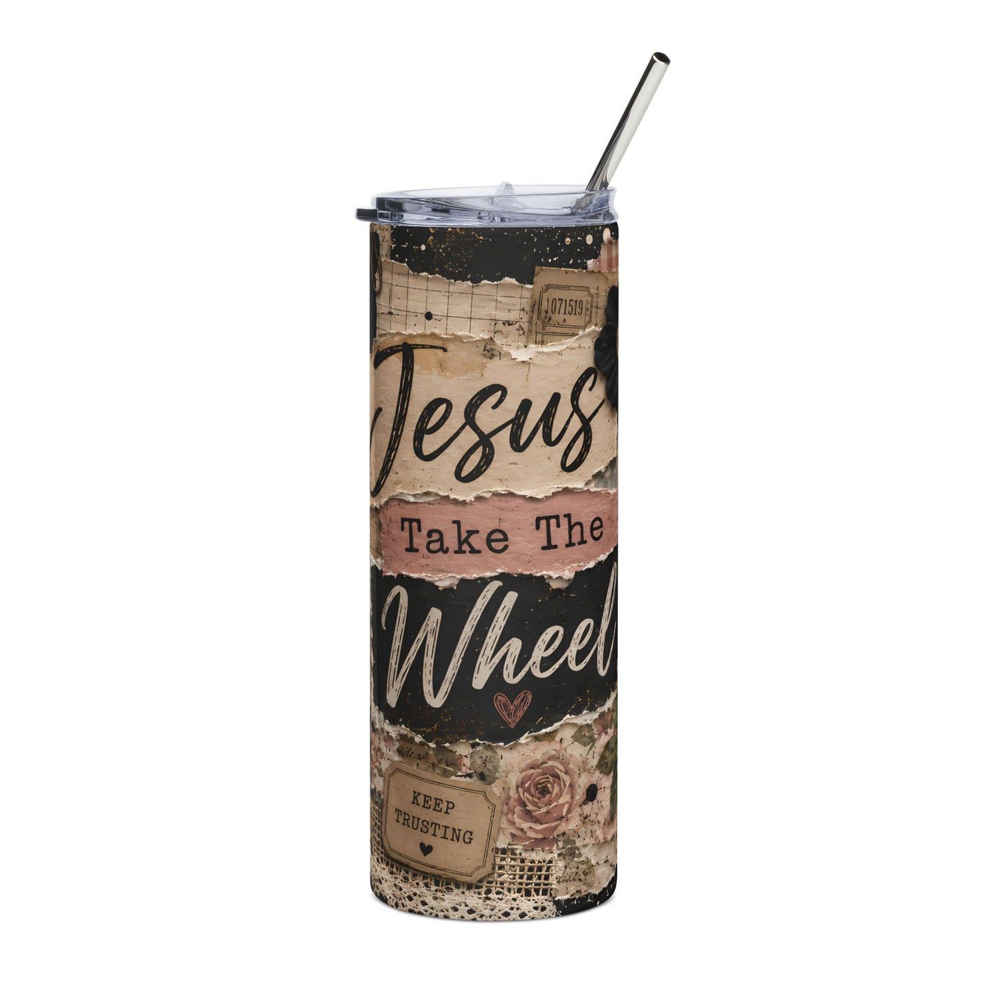 Jesus Take The Wheel — 20oz Stainless Tumbler