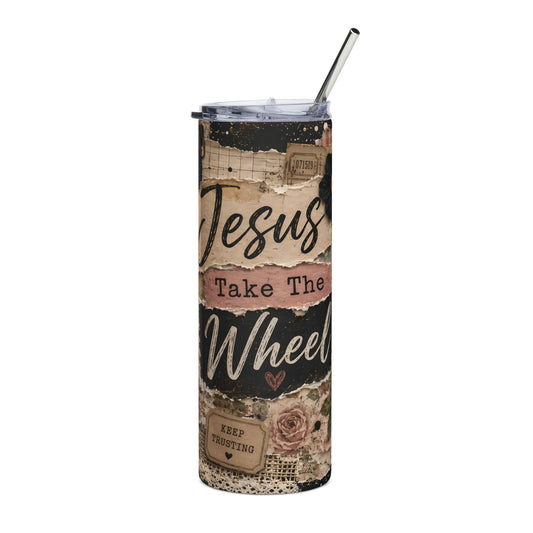 Jesus Take The Wheel — 20oz Stainless Tumbler