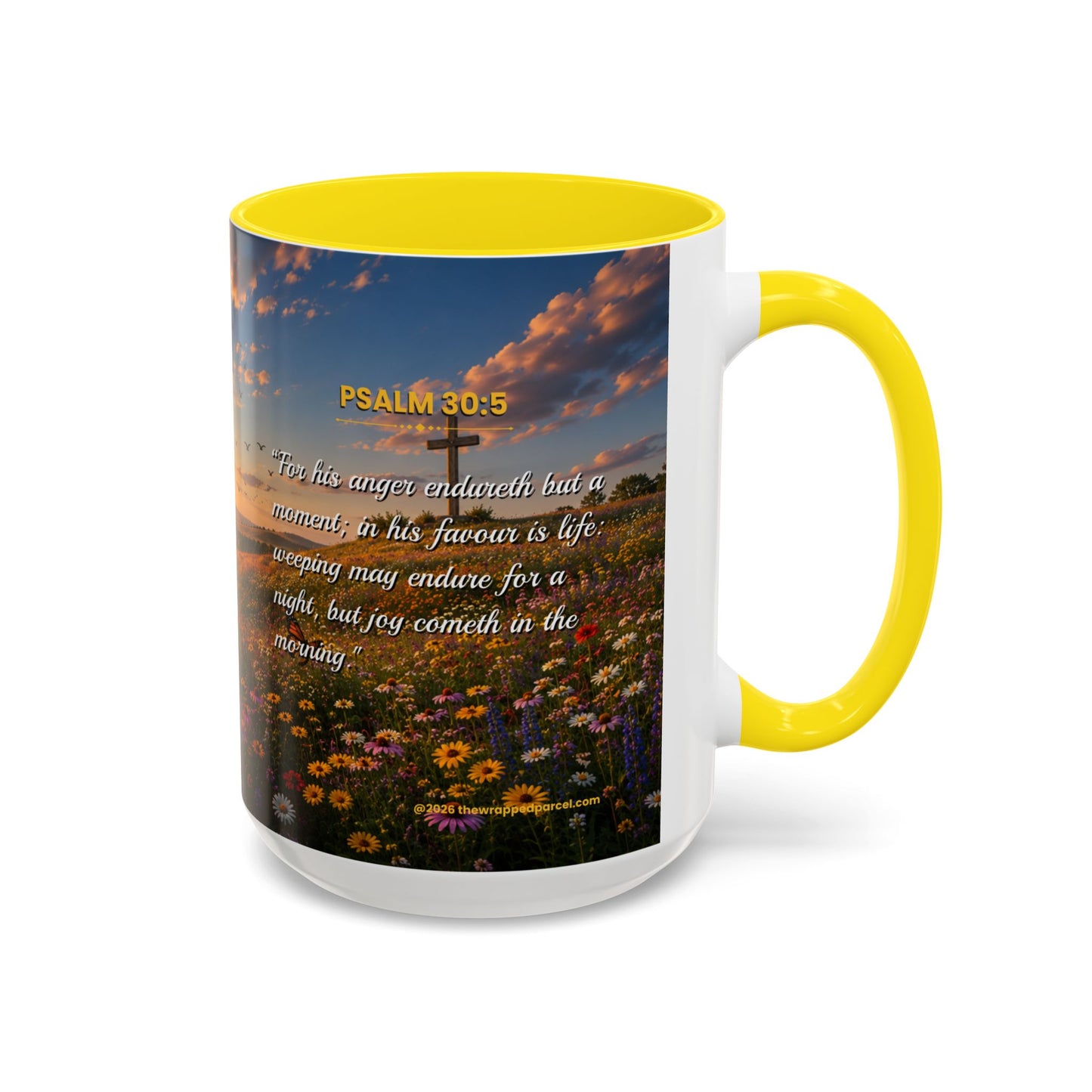 JOY Scripture Mug - Accent Coffee Mug (11, 15oz)