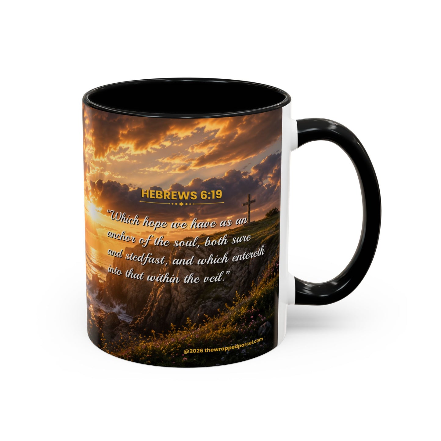 HOPE Scripture Coffee Mug - Accent Coffee Mug (11, 15oz)