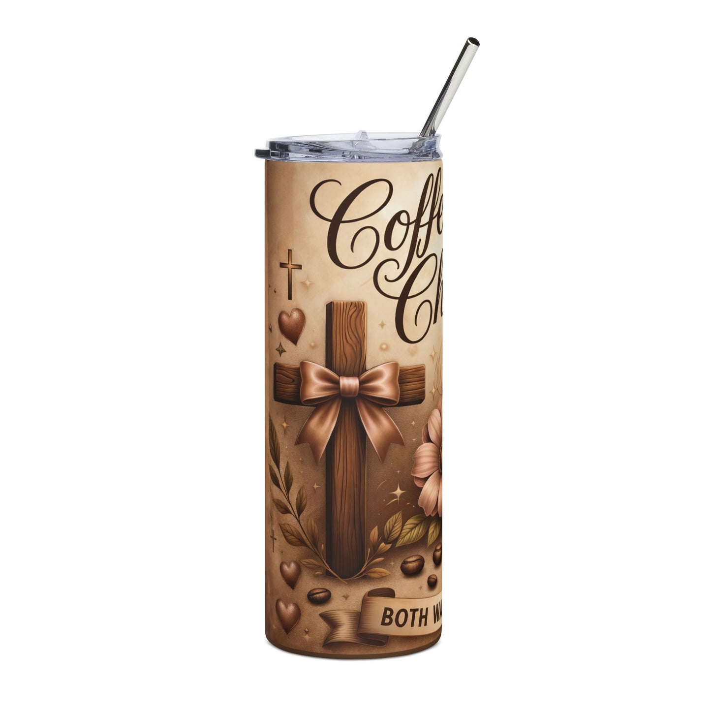 Coffee and Christ — 20oz Stainless Tumbler