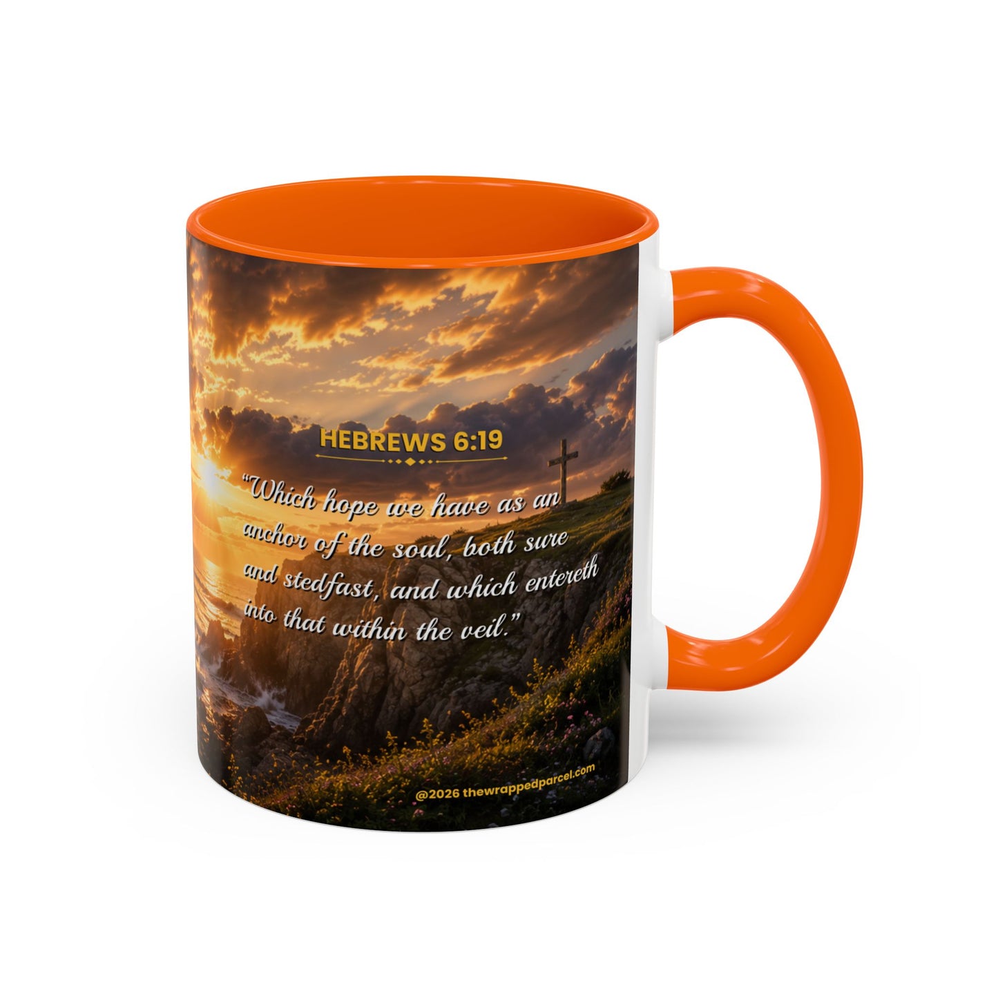 HOPE Scripture Coffee Mug - Accent Coffee Mug (11, 15oz)