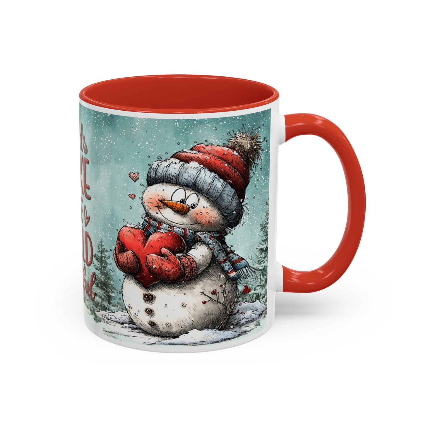 Winter Friends Coffee Mug — Accent Mug | 11 oz & 15 oz