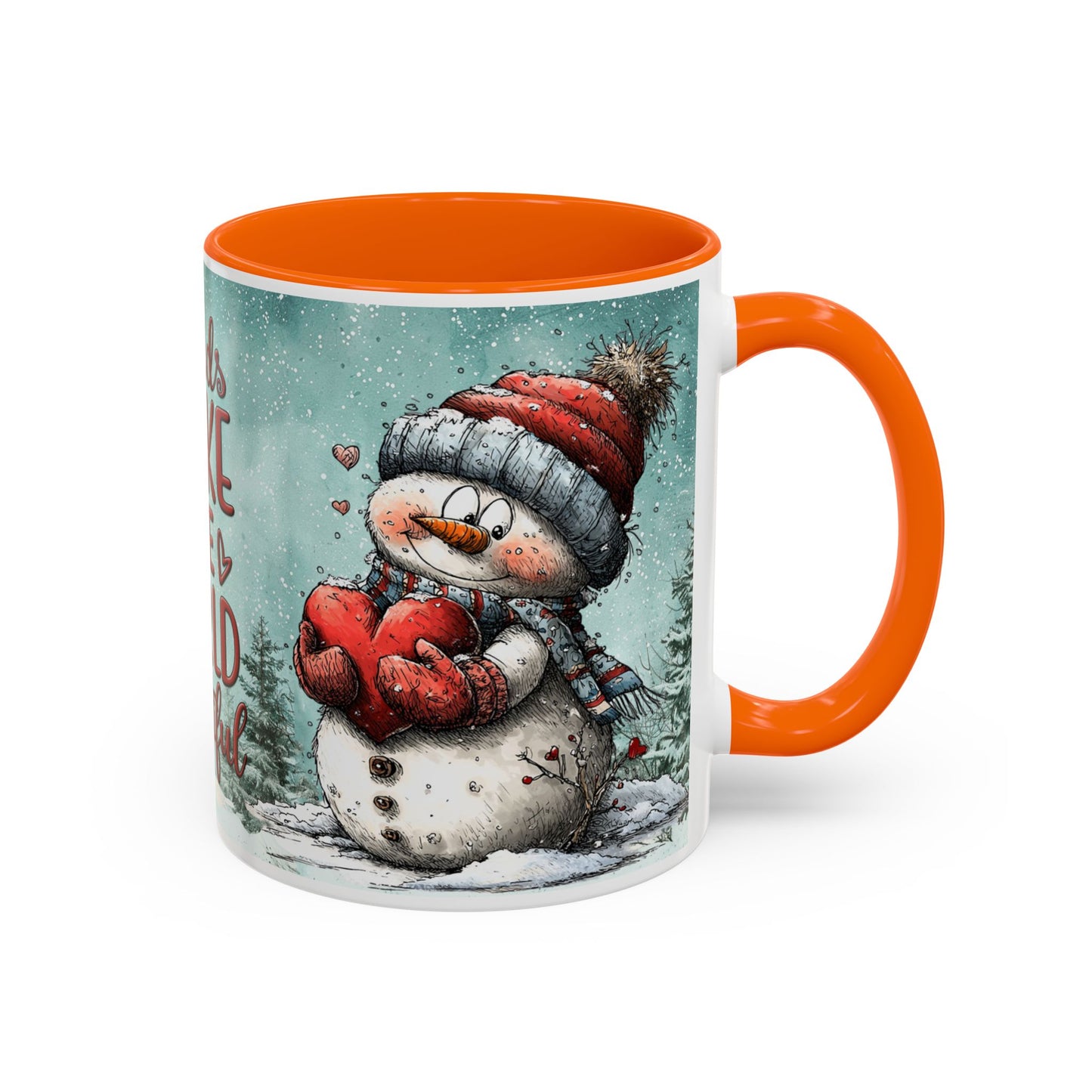 Winter Friends Coffee Mug — Accent Mug | 11 oz & 15 oz
