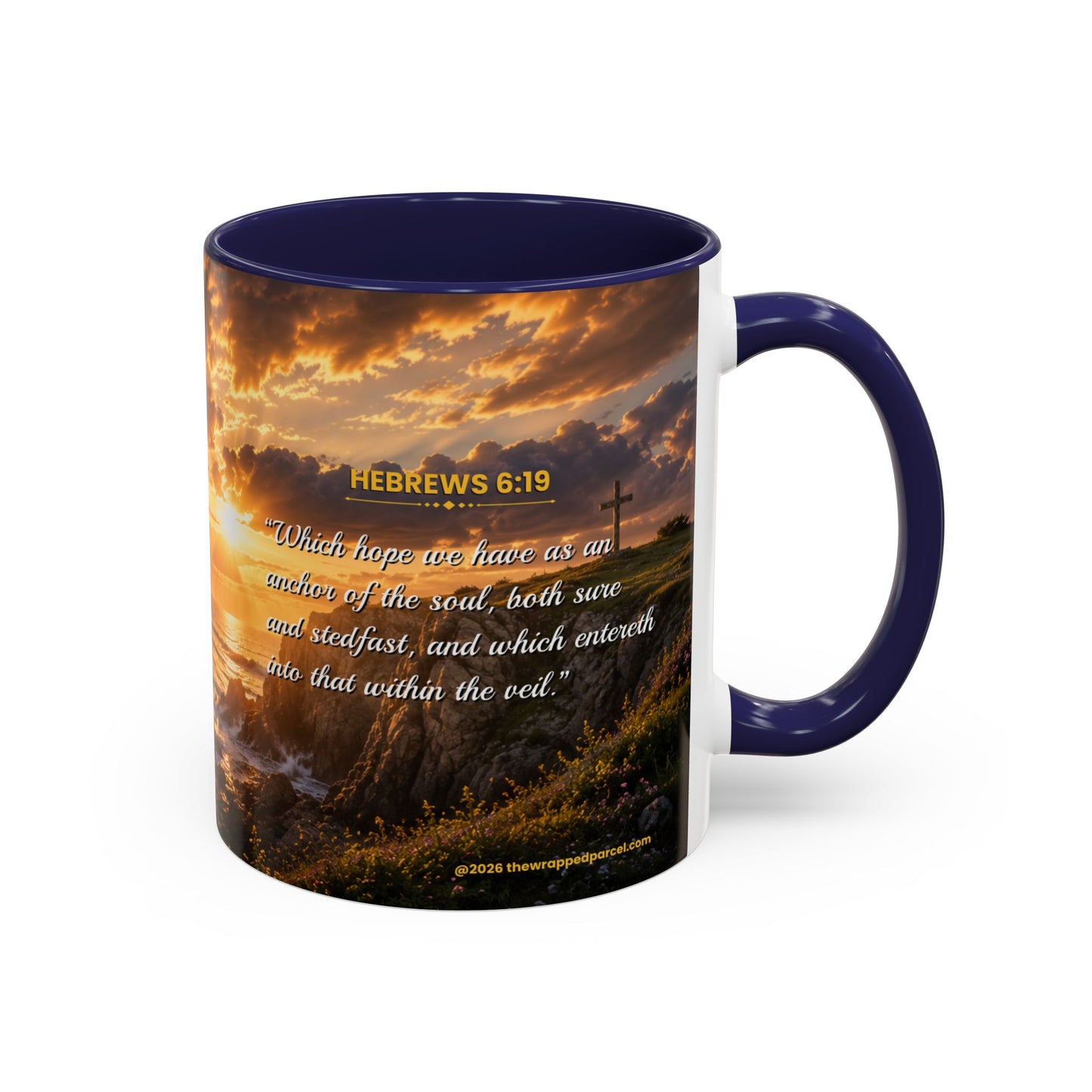 HOPE Scripture Coffee Mug - Accent Coffee Mug (11, 15oz)
