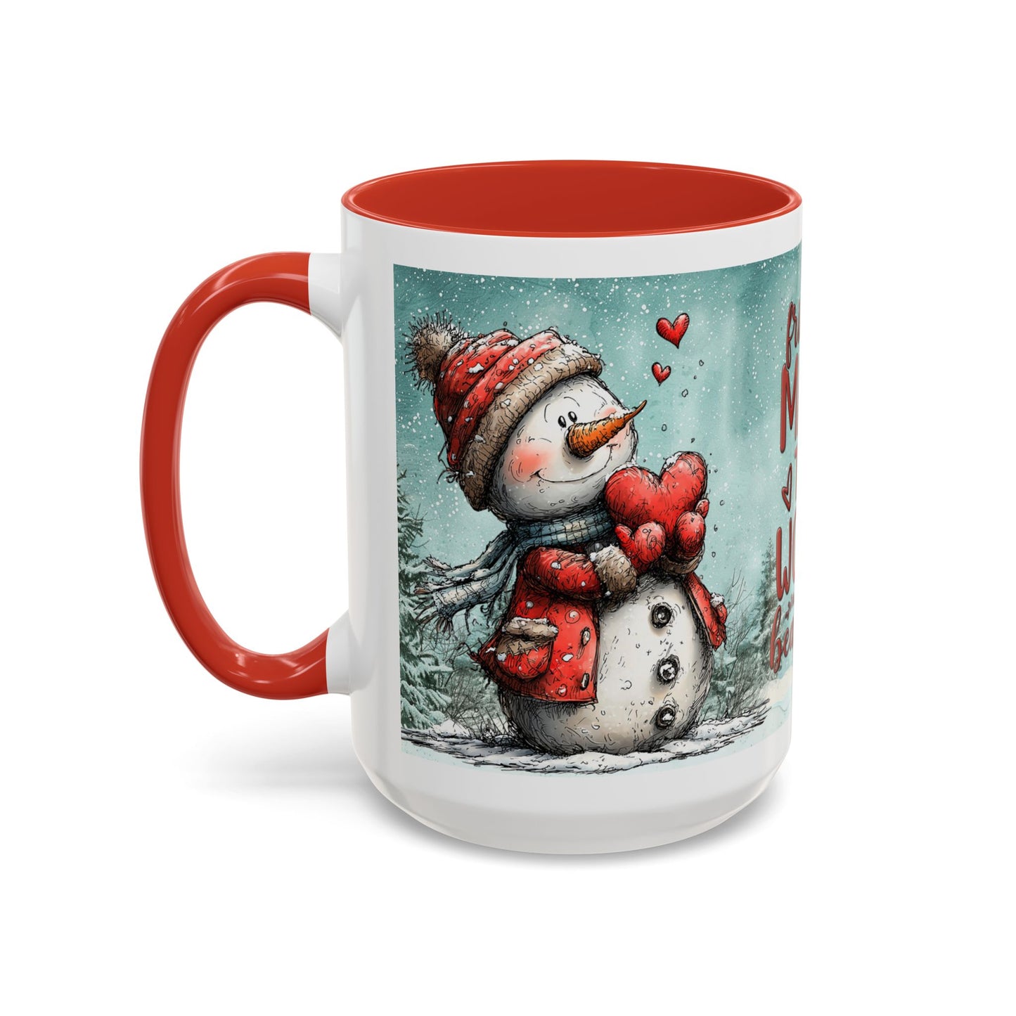 Winter Friends Coffee Mug — Accent Mug | 11 oz & 15 oz