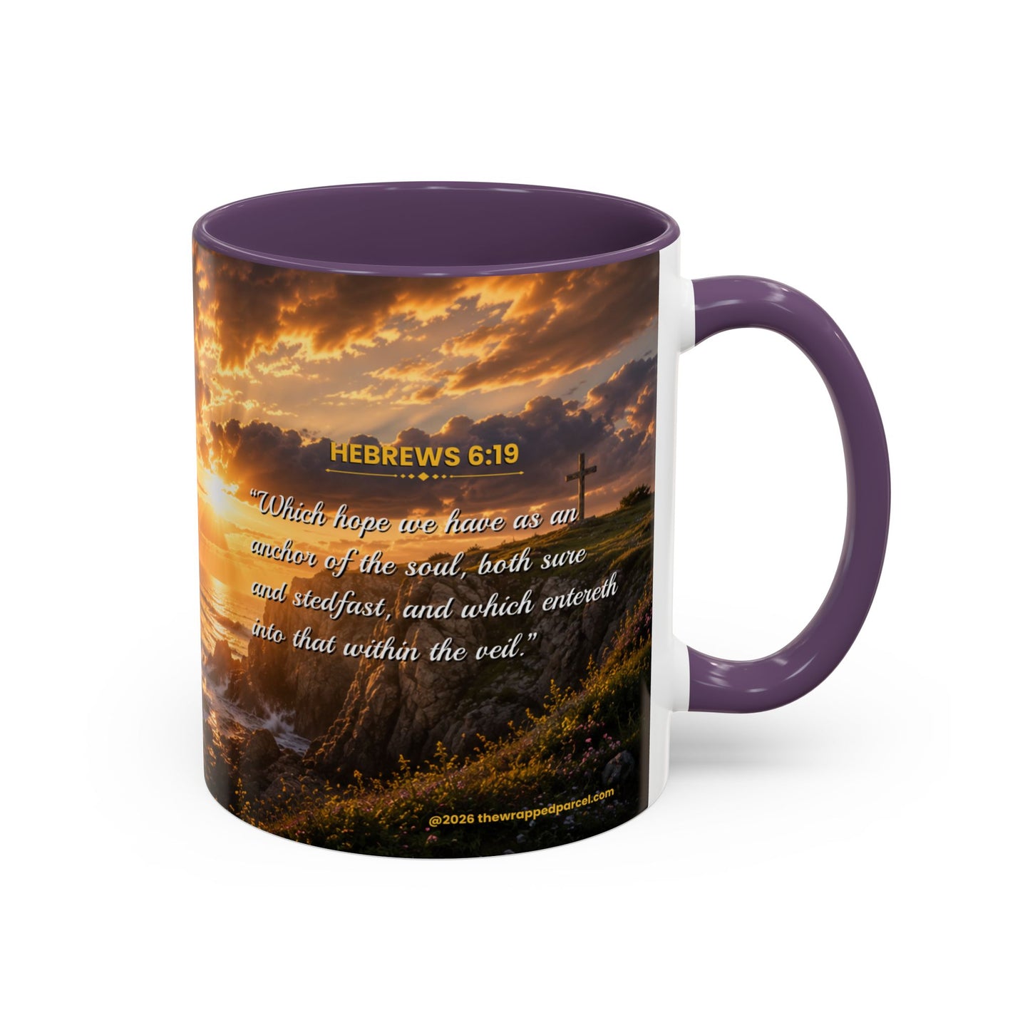 HOPE Scripture Coffee Mug - Accent Coffee Mug (11, 15oz)