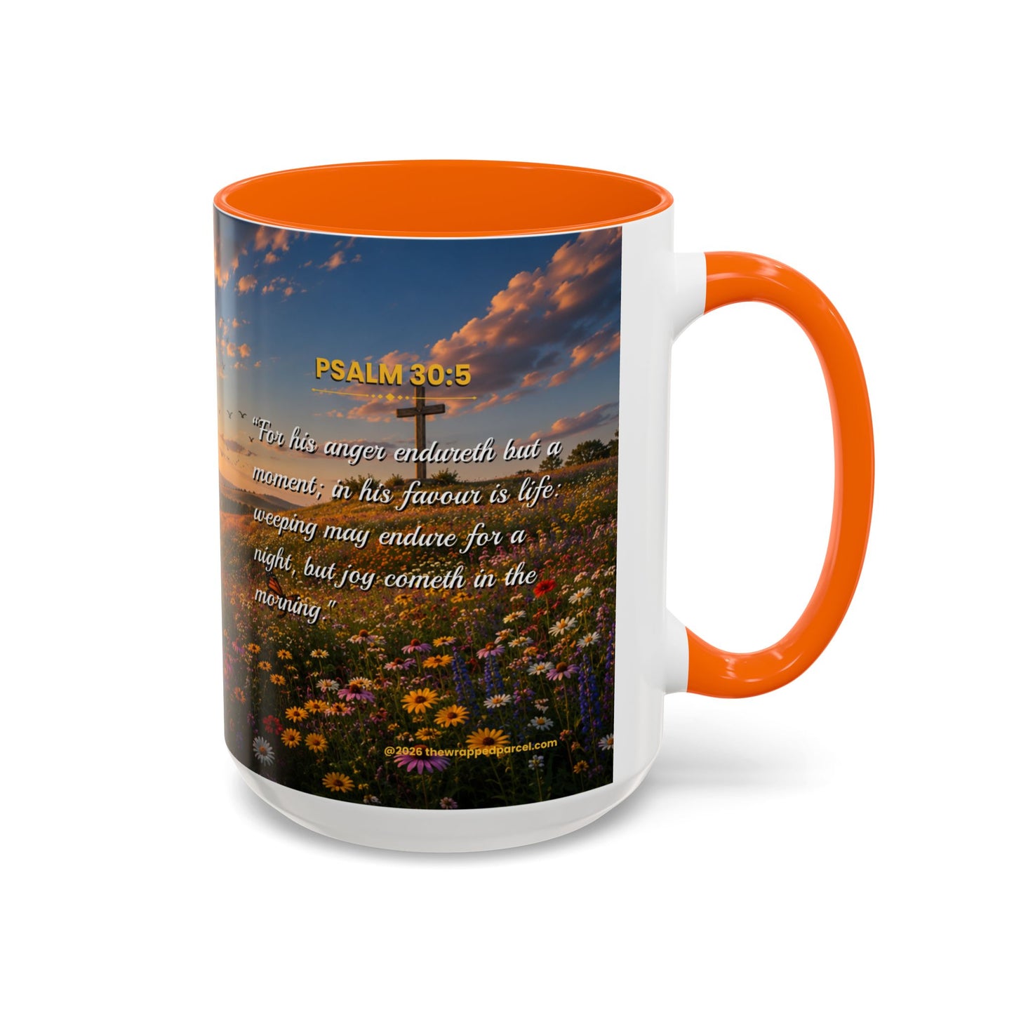 JOY Scripture Mug - Accent Coffee Mug (11, 15oz)