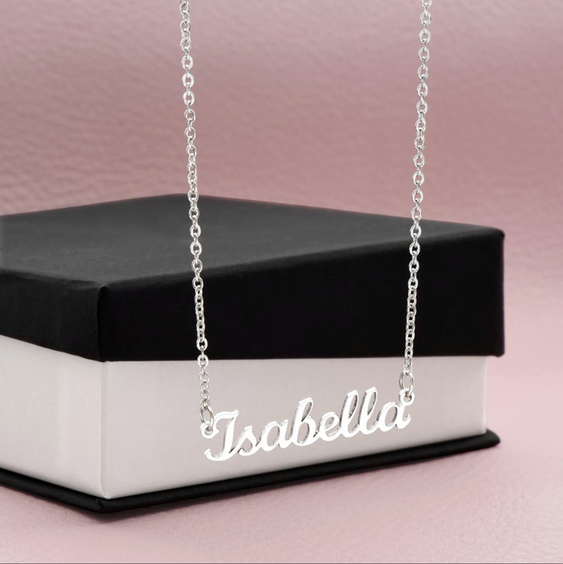 Custom Name Necklace | Personalized Name (Non-Message Card)