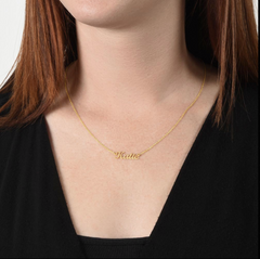 Custom Name Necklace | Personalized Name (Non-Message Card)