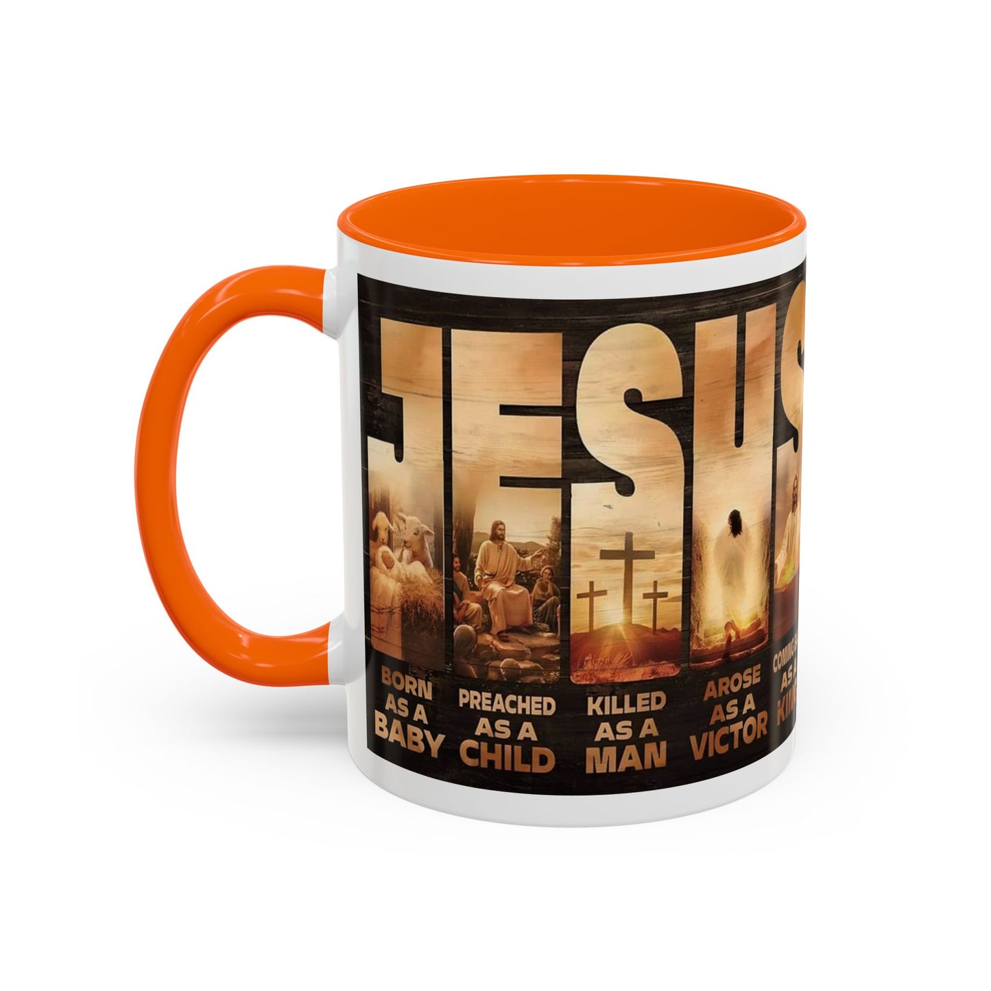 JESUS Coming Back as a King — Accent Coffee Mug | 11 oz & 15 oz
