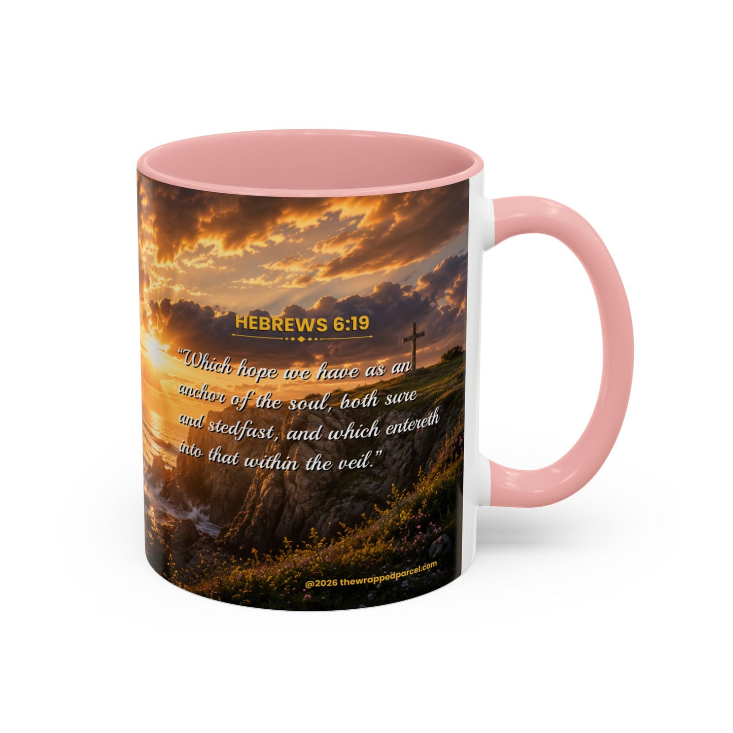 HOPE Scripture Coffee Mug - Accent Coffee Mug (11, 15oz)