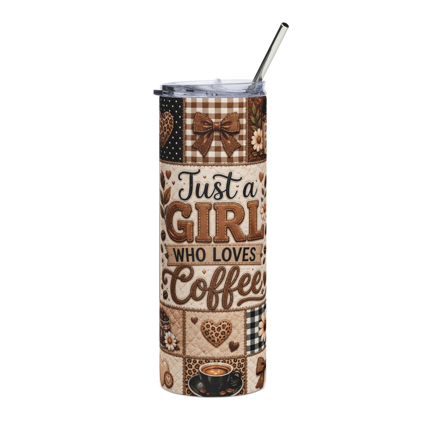 Just A Girl Who Loves Coffee — 20oz Stainless Tumbler