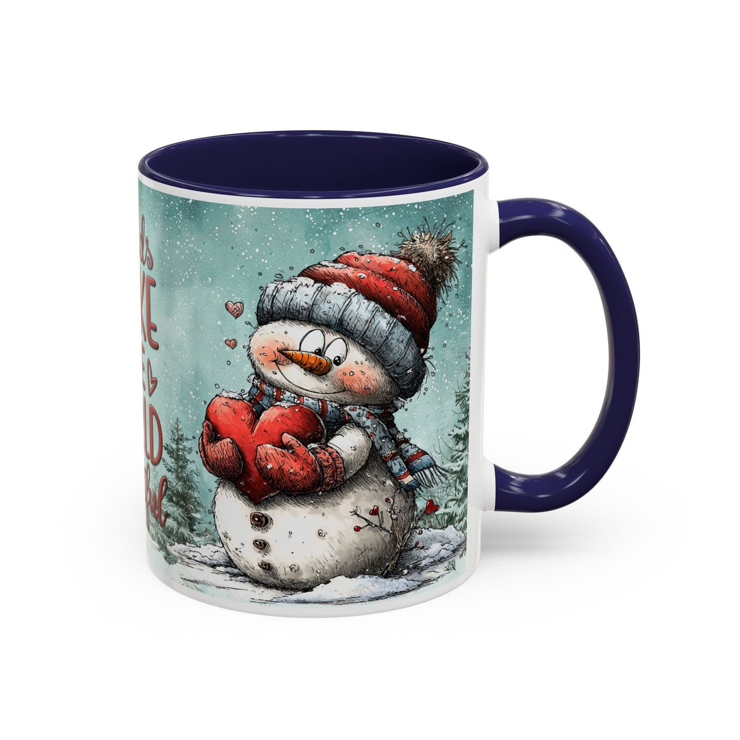 Winter Friends Coffee Mug — Accent Mug | 11 oz & 15 oz