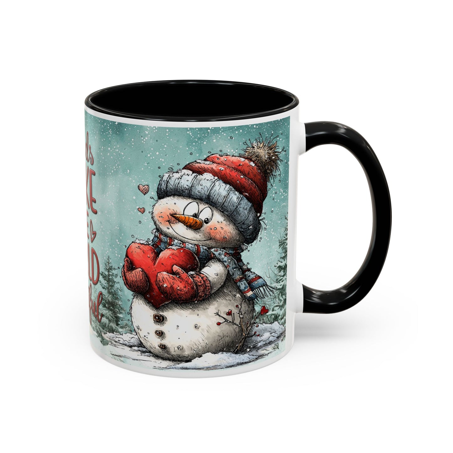 Winter Friends Coffee Mug — Accent Mug | 11 oz & 15 oz