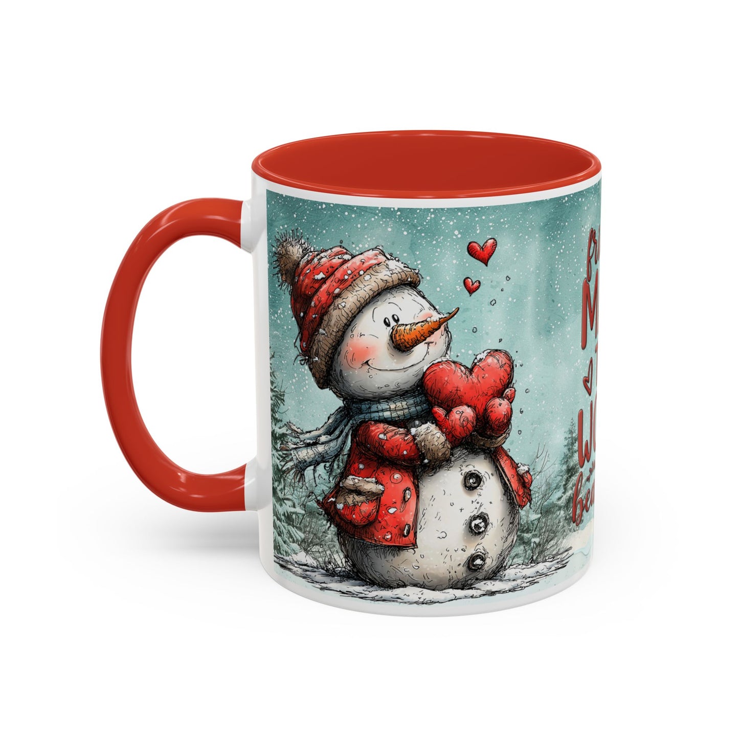 Winter Friends Coffee Mug — Accent Mug | 11 oz & 15 oz