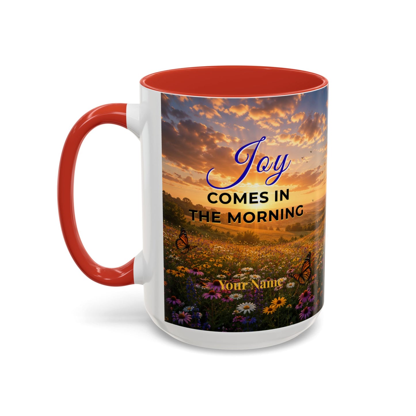 JOY Scripture Mug - Accent Coffee Mug (11, 15oz)