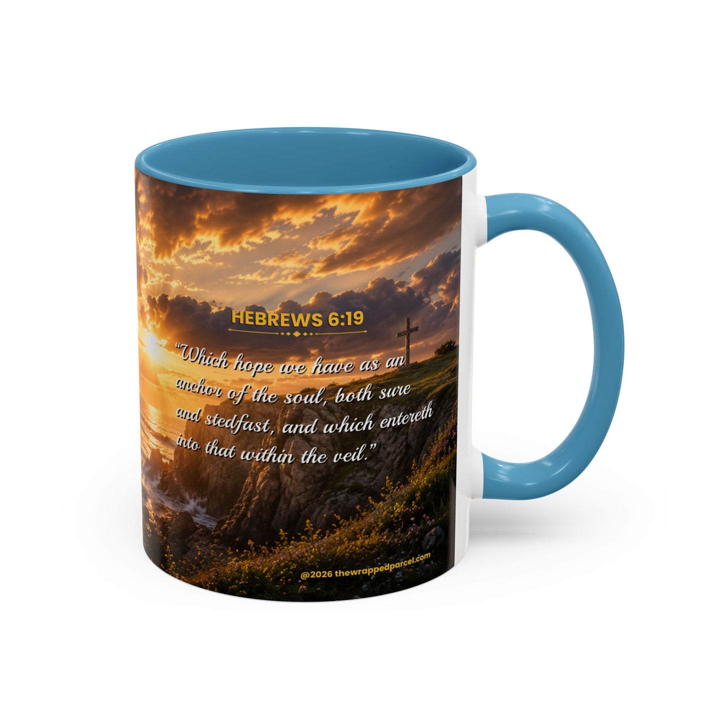 HOPE Scripture Coffee Mug - Accent Coffee Mug (11, 15oz)