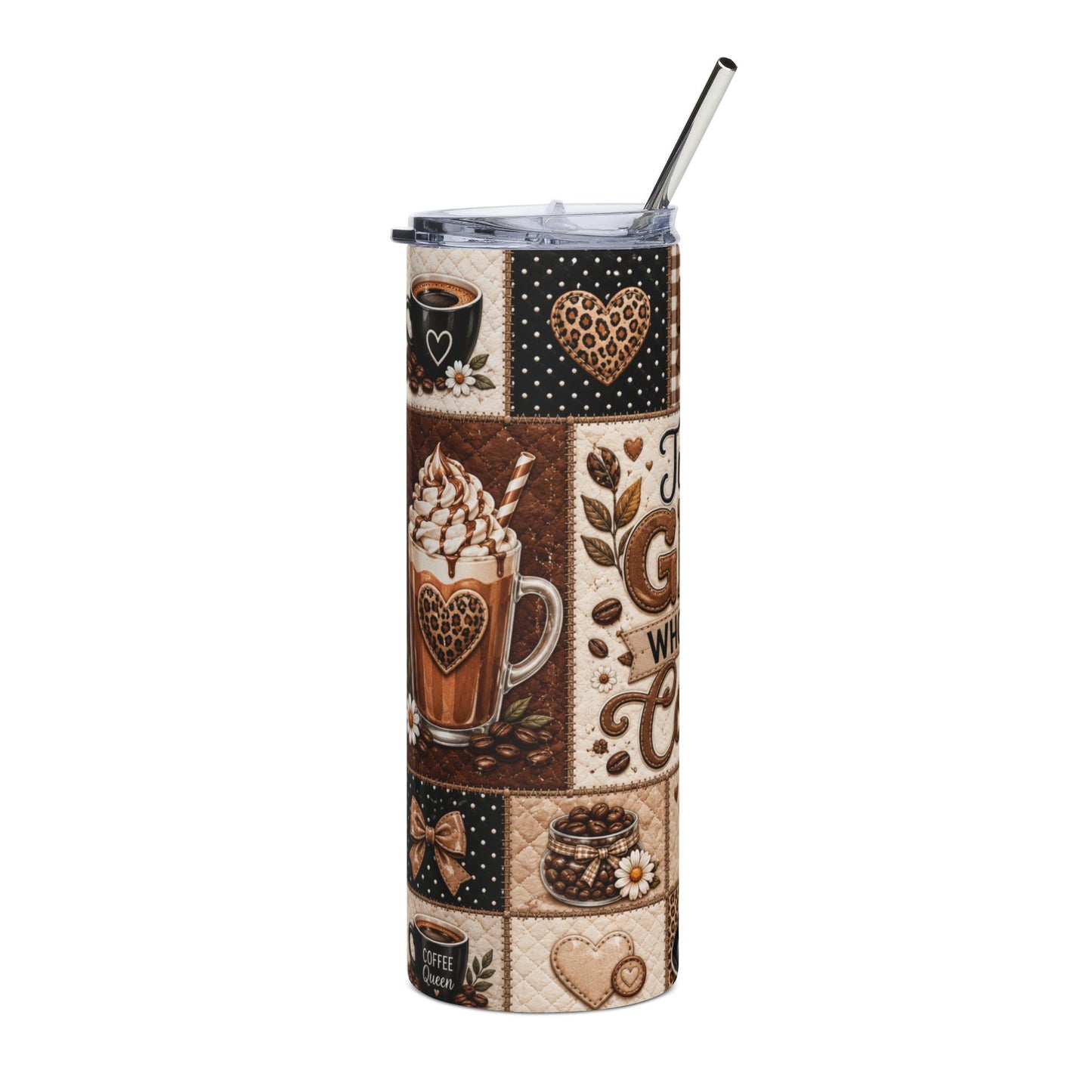 Just A Girl Who Loves Coffee — 20oz Stainless Tumbler