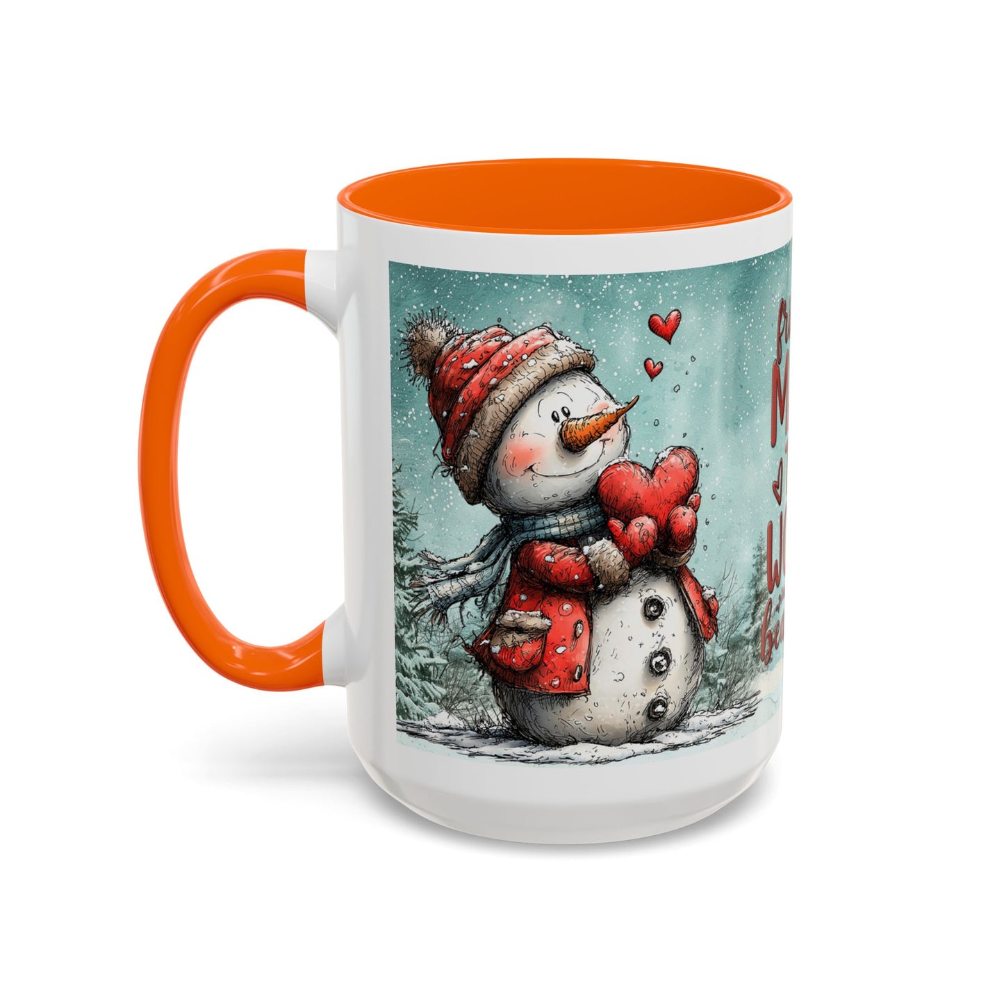 Winter Friends Coffee Mug — Accent Mug | 11 oz & 15 oz