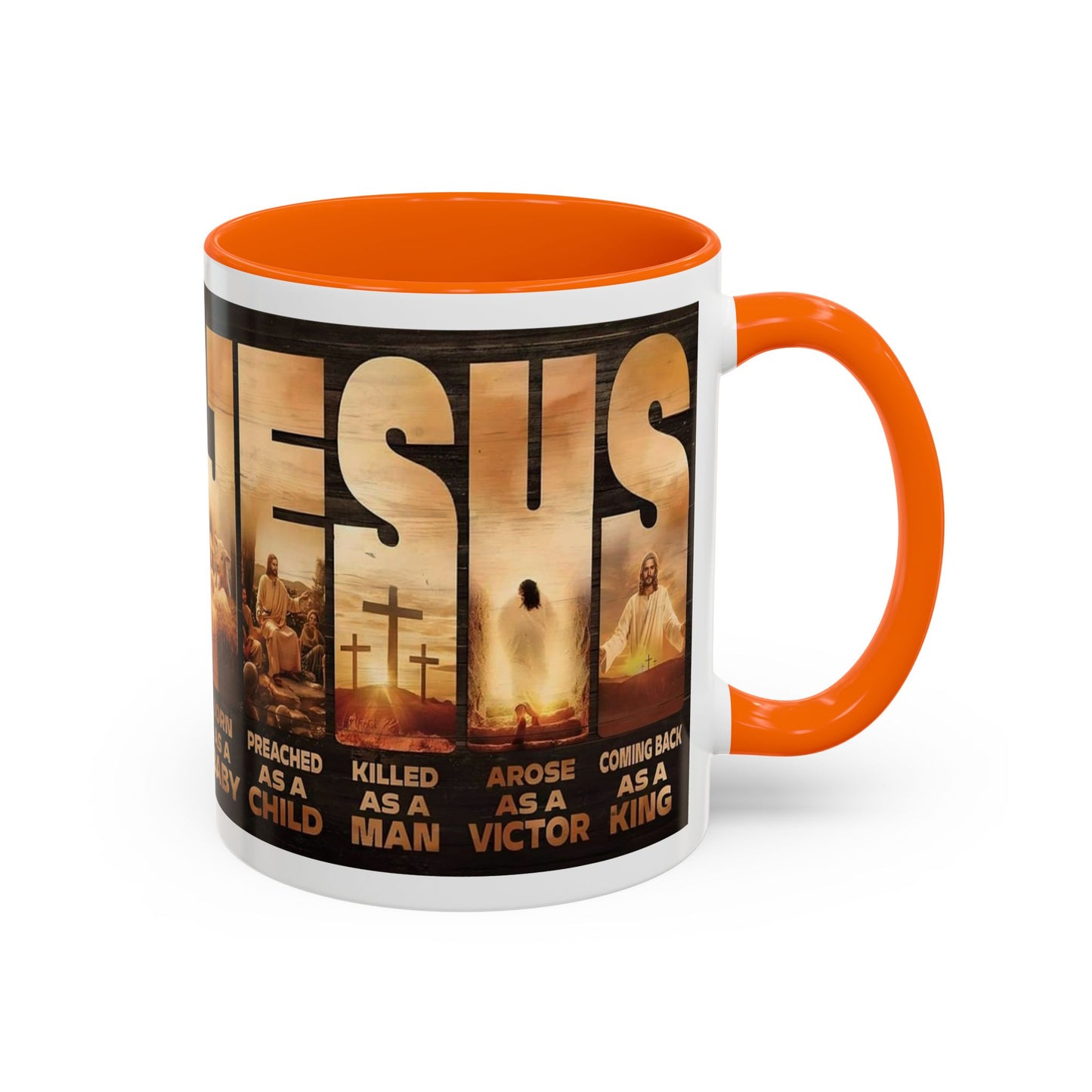 JESUS Coming Back as a King — Accent Coffee Mug | 11 oz & 15 oz