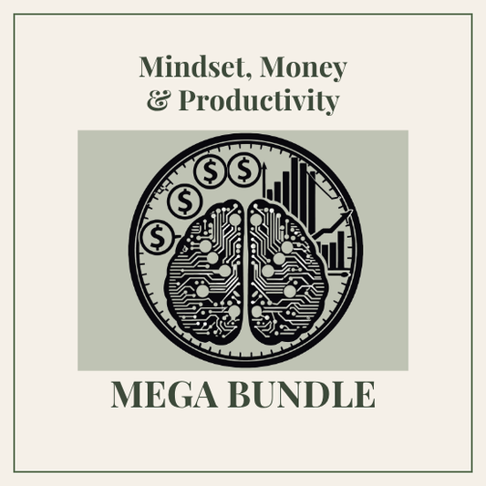 Mindset, Money & Productivity Mega Bundle (4 Digital Guides)