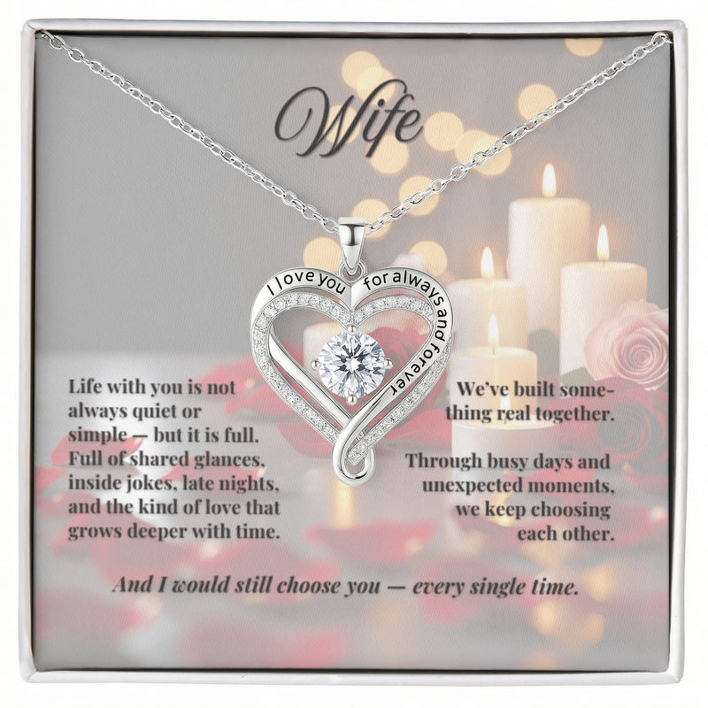 Love you Always Necklace | Wife Mother's Day