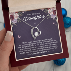 Forever Love Necklace | To My Beautiful Daughter – Mom