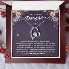 Forever Love Necklace | To My Beautiful Daughter – Mom