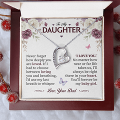 Forever Love Necklace | To My Daughter – Dad